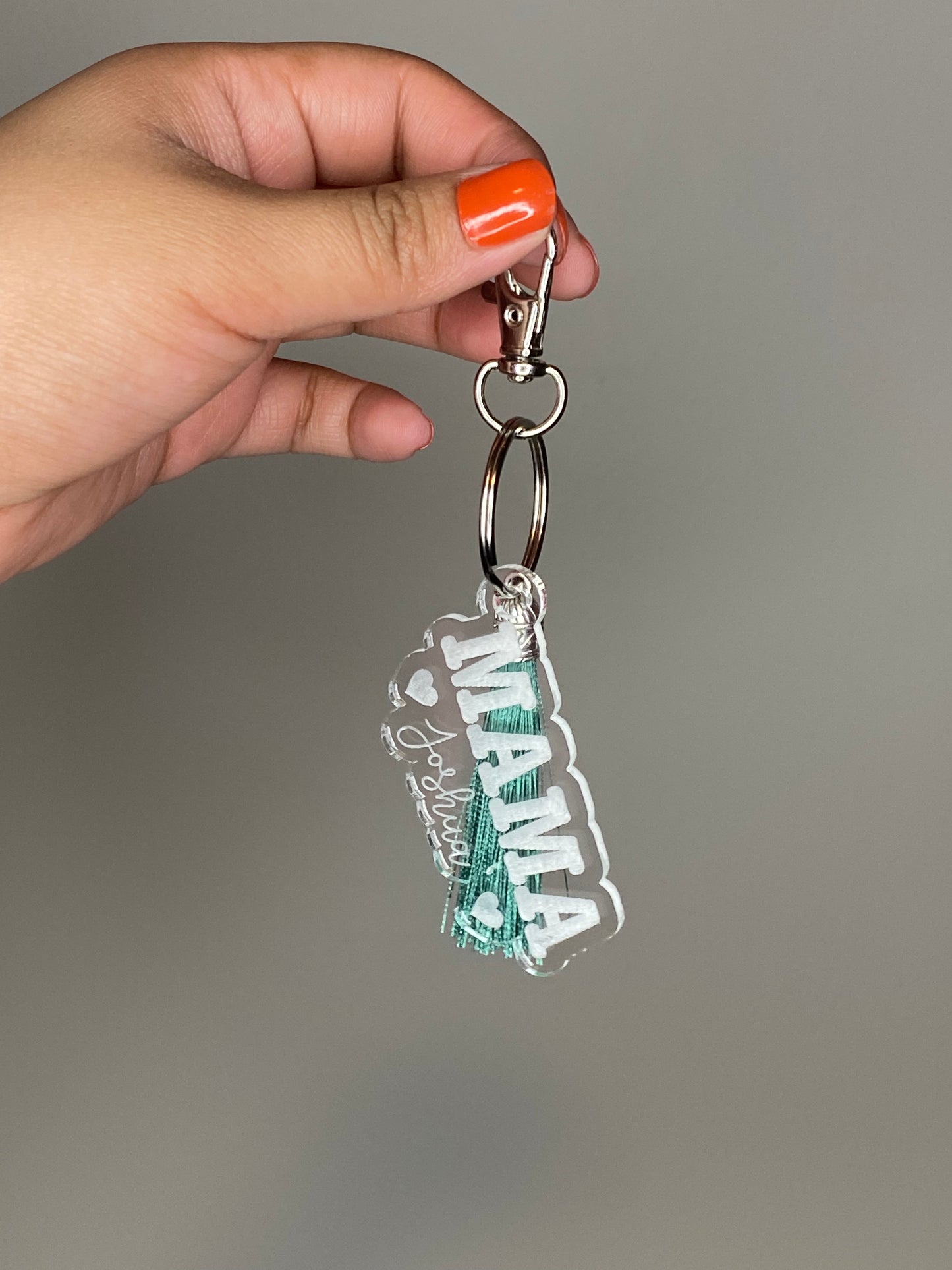 Personalized Mama keychain